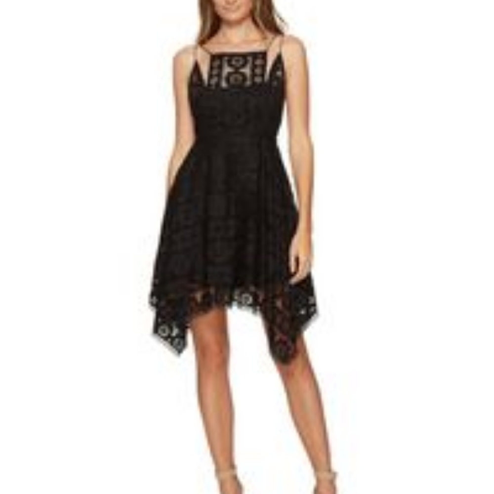 Free People Black Lace Dress Worn Once